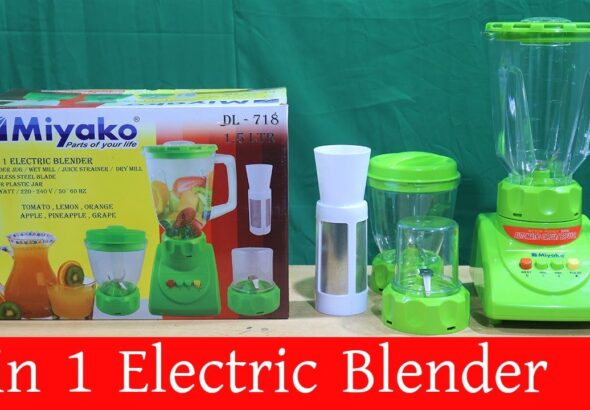 কোন ঝামেলা ছাড়াই আঁশহীন জুস বানান | ব্লেন্ডার মেশিনের দাম | Juicer | Grinder Price In BD | DL-718 - youtube